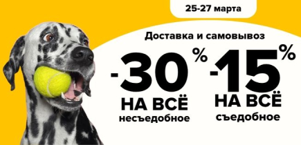 Провожаем март мощными СКИДКАМИ! Только 3 дня скидки на сайте до 30%